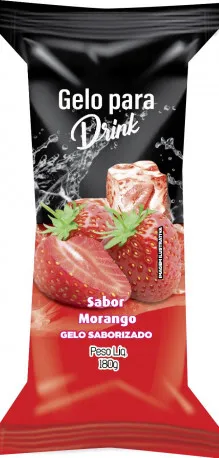 Gelo de Sabor Morango 