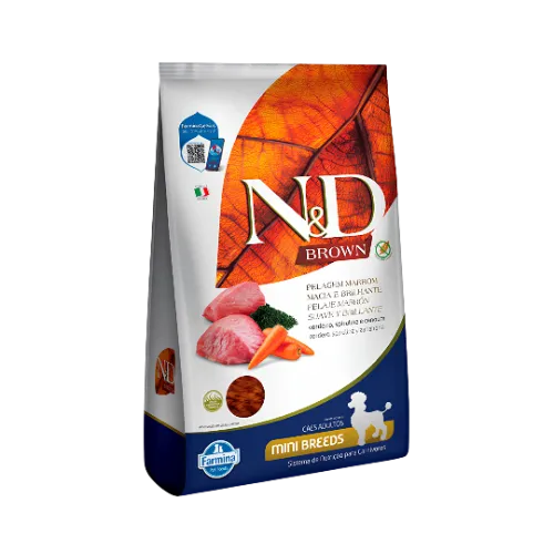 N&D Brown para Cães Adultos Cordeiro 2,5kg
