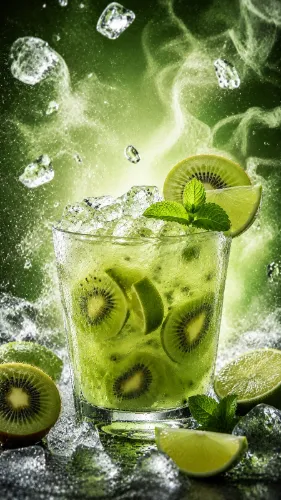 Caipirinha de kiwi