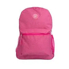 Mochila clio style girl rosa 2 bolsos 