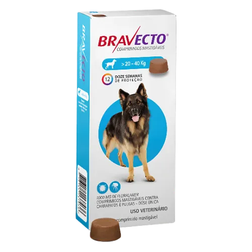 Bravecto para Cães de 20 a 40 Kg