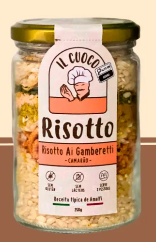 Risotto de Camarão p/ 2 pessoas