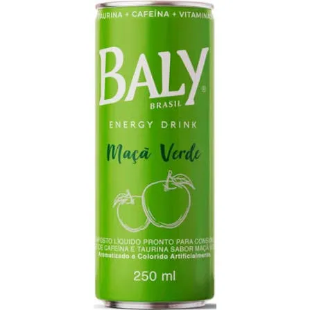 ENERGETICO BALY MAÇÃ VERDE 250ML