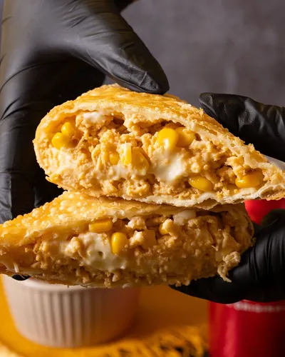 Pastel de Frango com Catupiry