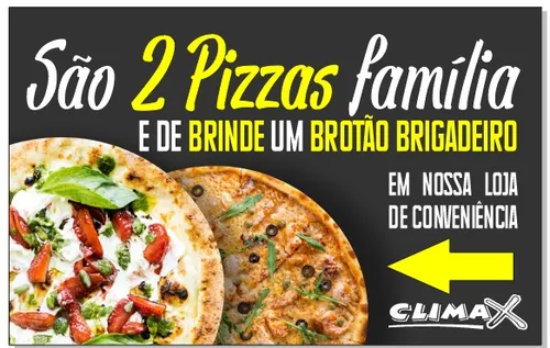 2 PIZZAS+BROTÃO DOCE