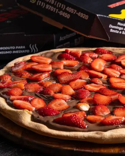 CHOCOLATE COM MORANGO