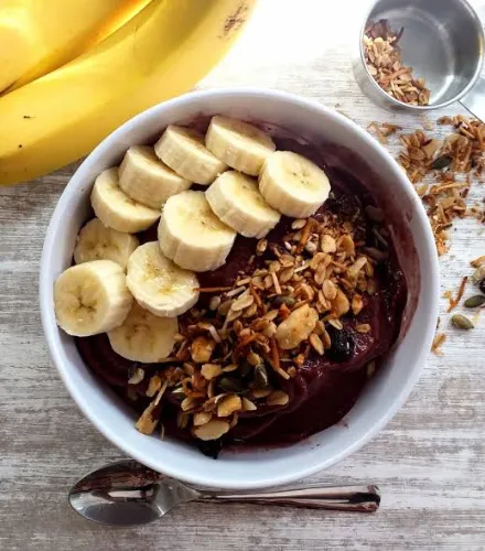 AÇAI BATIDO COM BANANA