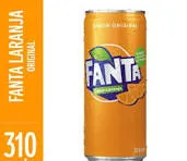 fanta laranja lata 310 Ml