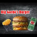 Combo Big Gordo's Burger GRANDE +REFRI BRINDE