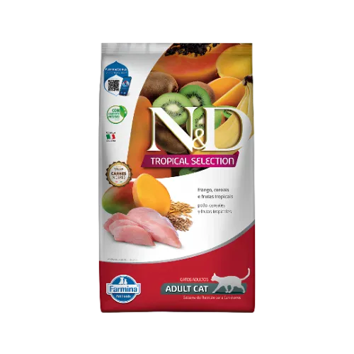 N&D Tropical Selection para Gatos Adultos Frango 400g