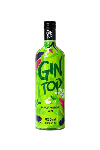 Gin top saborizado 950 ml maçã verde 