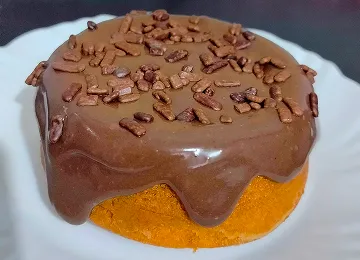 Caseirinho de Cenoura. c/ Chocolate (Piscininha)