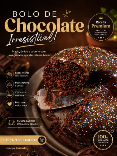 Bolo de chocolate 