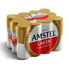 Amstel lata 350 ml com 12 uni.