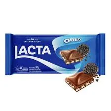 Barra de chocolate lacta oreo 90 g 