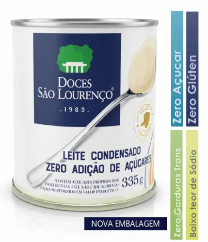 Leite condensado zero açúcar 