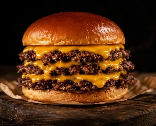 Smash Burguer triplo 