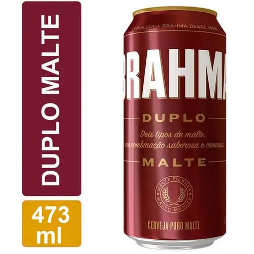 Brahma Duplo Malte Latão