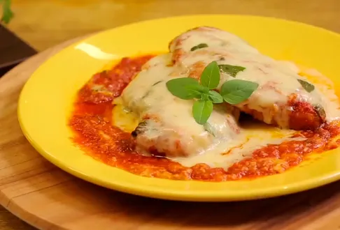 Filé de Frango à Parmegiana