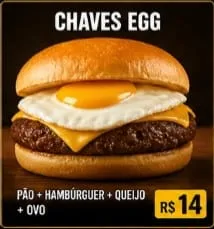 Chaves Burguer Egg