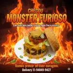 Monster Burguer Furioso MÉDIO