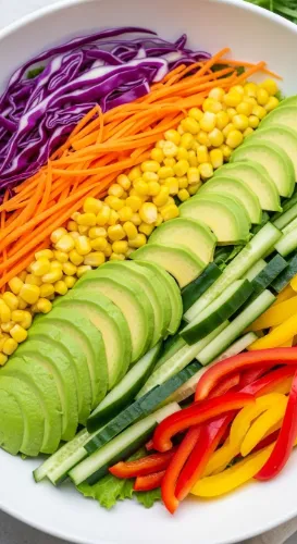 Salada colorida com legumes 120g