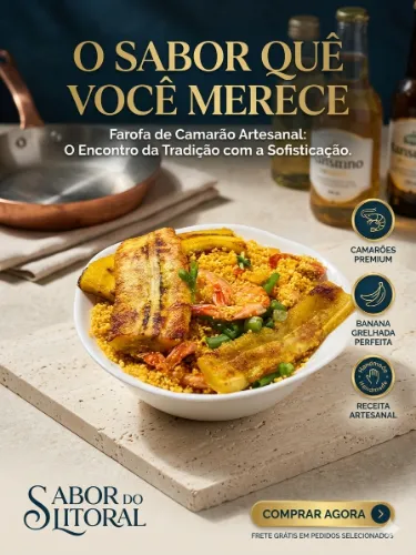 Farofa de Camarão 🍤 