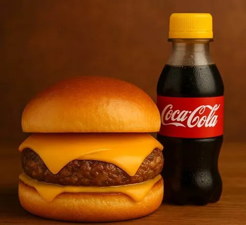 Burguer Cheddar + Coca 200ml
