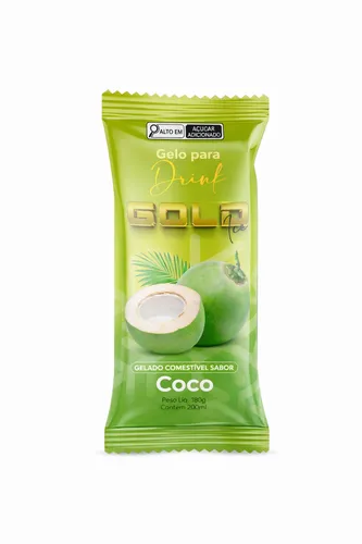 Gelo saborizado comestivel coco
