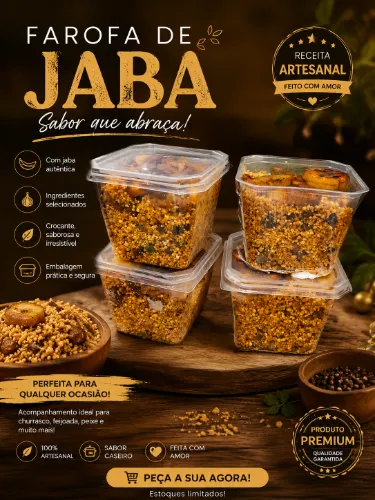 Farofa de jaba 🤤 