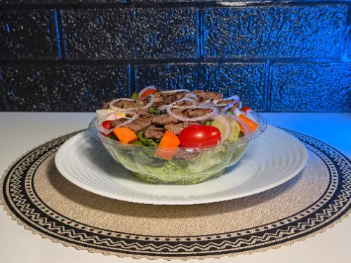 Salada  – Carne grelhada