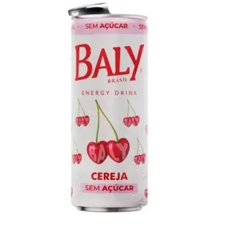 ENERGETICO BALY CEREJA SEM AÇÚCAR NA LATA DE 250ML