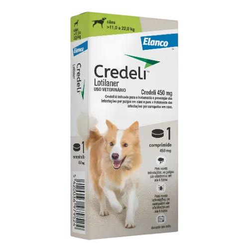 Credeli Lotilaner para Cães de 11 a 22 Kg