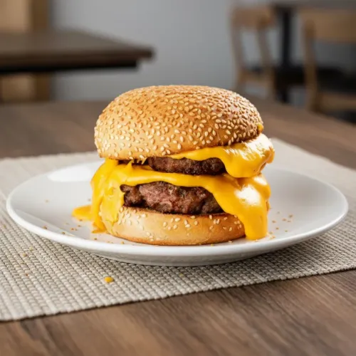 Duplo Cheddar Bacon MÉDIO