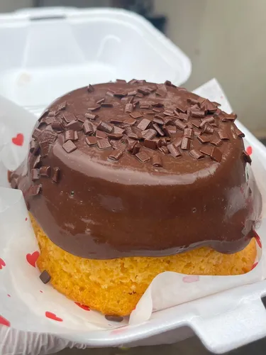 Mini vulcão de cenoura