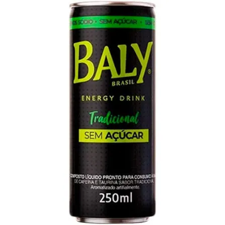 ENERGETICO BALY TRADICIONAL SEM AÇÚCAR 250ML