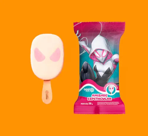 Disney Gwen Stacy Iogurte Com Frutas Vermelhas