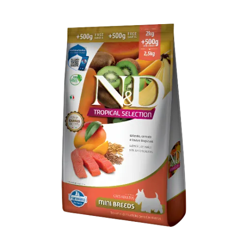 N&D Tropical Selection para Cães Adultos Salmão 2,5kg