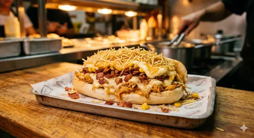 DOG FRANGO COM BACON