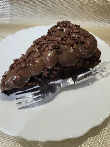Fatia de brownie (Brigadeiro)