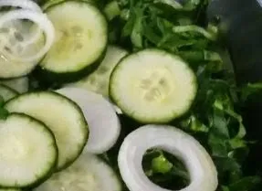 Pepino e Couve