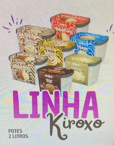 Linha kiroxo Sorvete 2L