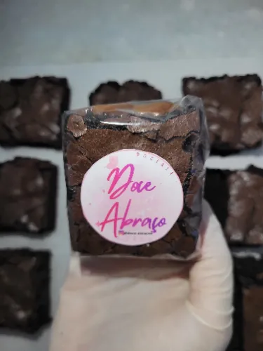 Brownie com brigadeiro 