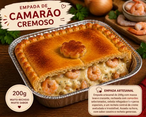 Empada de Camarão 500g