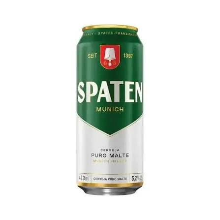 CERVEJA SPATEN PURO MALTE LATA 350 ML