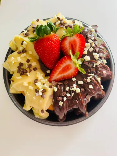 🍫 Bolo Vulcão 2 Amores com Morangos