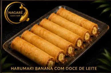 Harumaki Banana C/ Doce de Leite