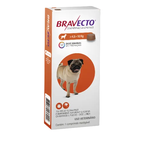 Bravecto para Cães de 4,5 a 10 Kg