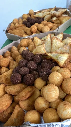Salgadinhos tradicionais fritos variados (5 sabores)