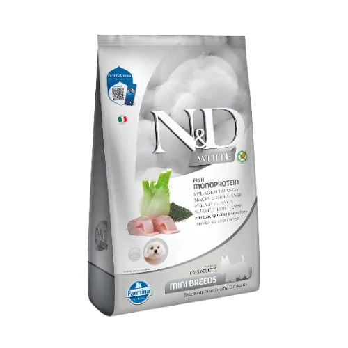  N&D White para Cães Adultos Merluza 2,5kg
